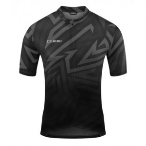 Cube Μπλούζα με κοντό μανίκι ATX Jersey Full Zip CMPT S/S - 12380 DRIMALASBIKES